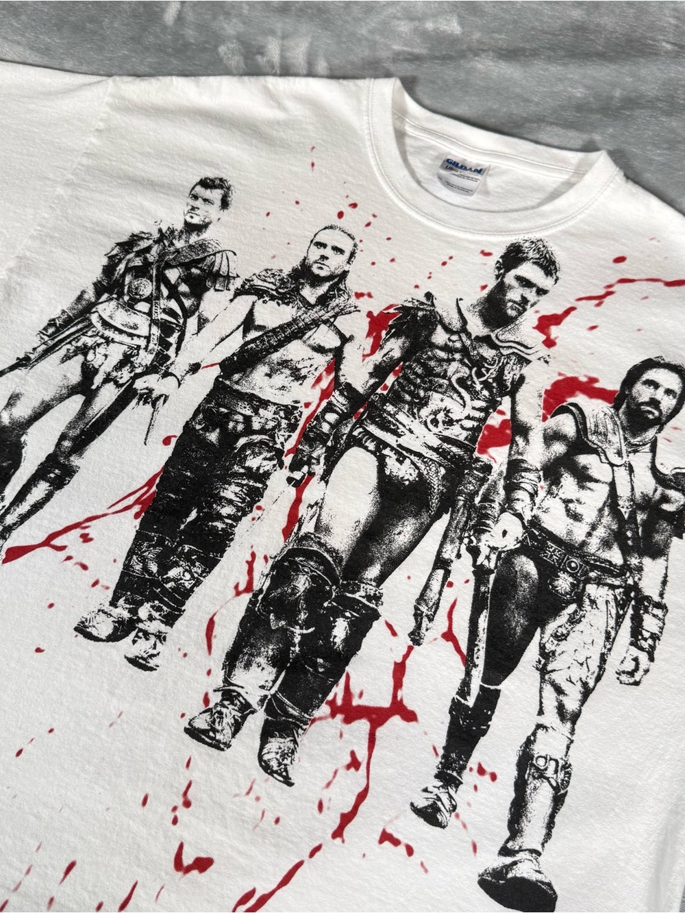 Spartacus War Of The Damned TV Show Promo T Shirt Mens XL Mega Graphic - Picture 2 of 10